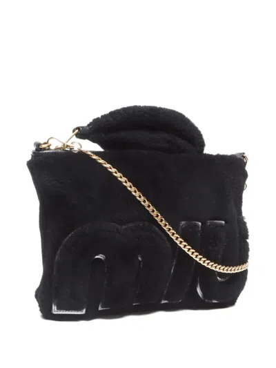 Pre-owned Miu Miu 2010-2020s Shearling Clutch Bag