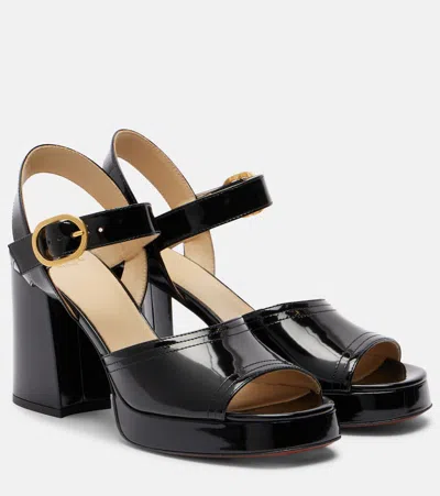 Valentino Fawcette Platform Sandal In Black