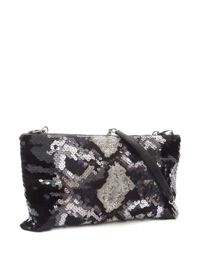 Pre-owned Miu Miu 2000-2010s Sequined Clutch Bag