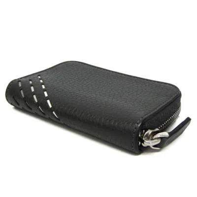 Pre-owned Fendi Black Leather Wallet  ()