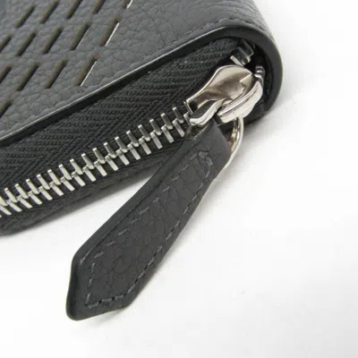 Pre-owned Fendi Black Leather Wallet  ()