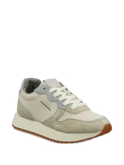 Gant Suede Panelled Trainers In Multi