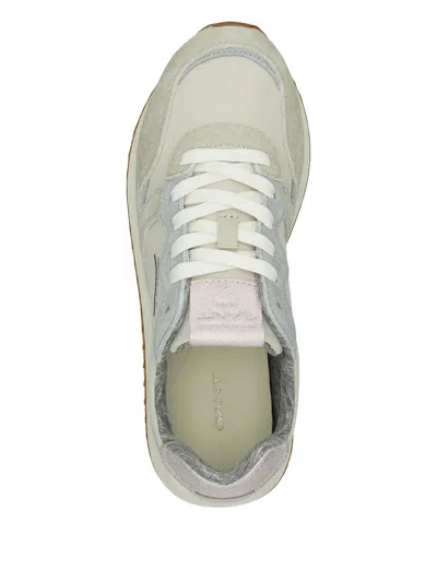 Gant Suede Panelled Trainers In Multi