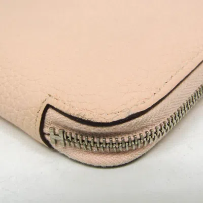 Pre-owned Hermes Hermès Azap Pink Leather Wallet  ()