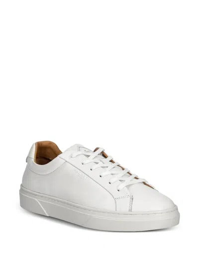 Hackett Leather Sneakers In White