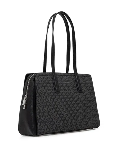Michael Michael Kors Laila Monogrammed Structured Tote Bag