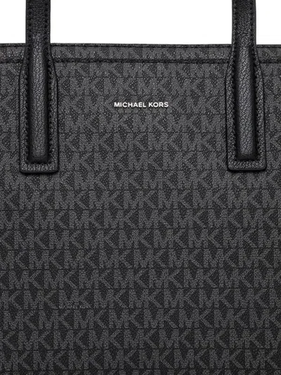 Michael Michael Kors Laila Monogrammed Structured Tote Bag