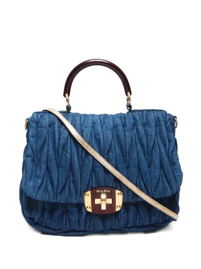 Pre-owned Miu Miu 2000-2015 Matelassé Two-way Handbag