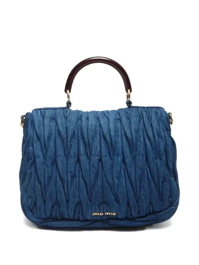 Pre-owned Miu Miu 2000-2015 Matelassé Two-way Handbag