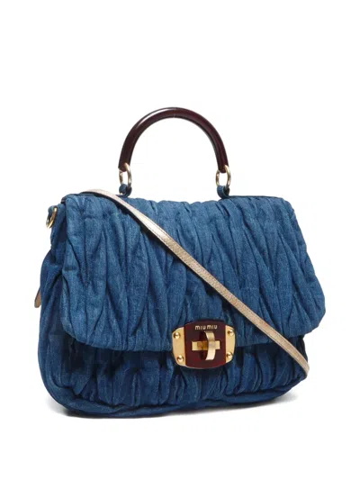 Pre-owned Miu Miu 2000-2015 Matelassé Two-way Handbag