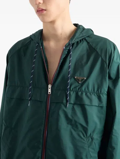 Prada Blousonjacke Aus Re-nylon