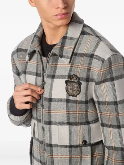 Billionaire Check-pattern Jacket