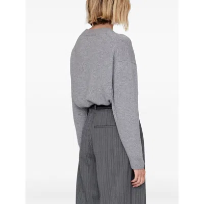 Anine Bing Cashmere Sweaters In Gray