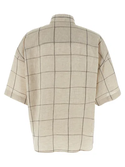 Brunello Cucinelli Checked Short-sleeved Shirt