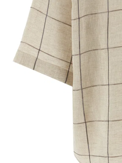 Brunello Cucinelli Checked Short-sleeved Shirt