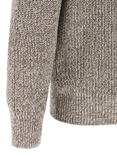 Brunello Cucinelli Cotton Sweater Sweaters And Cardigans Multicolor