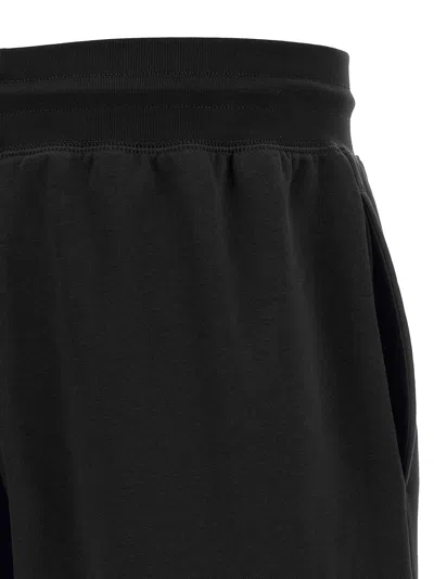 The North Face Black Cotton-blend Shorts With Logo