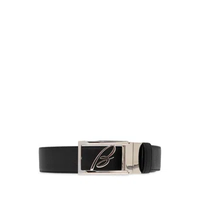 Brioni Signature Buckle Dress Belt