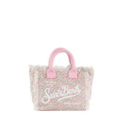 Mc2 Saint Barth Colette Cotton Canvas Bag With Betsy Ann All Over Print