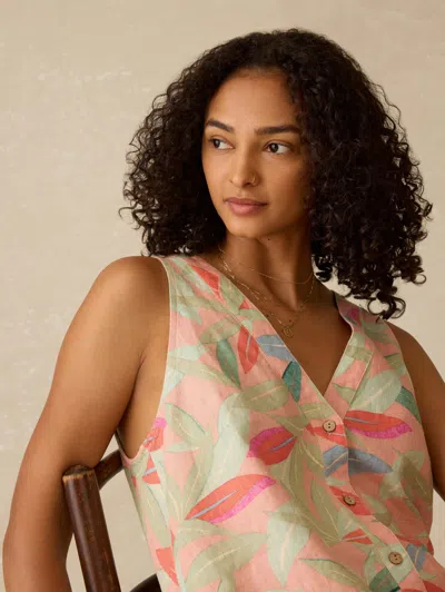 Faherty Alston Linen Dress