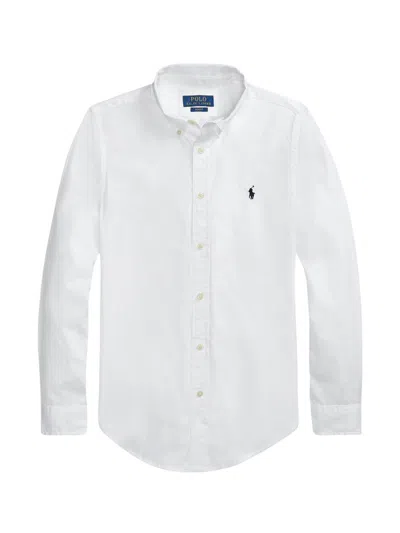 Polo Ralph Lauren Camicia Cotone Bianco In White
