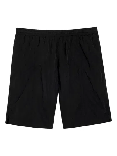 Ami Alexandre Mattiussi Elasticated Waist Shorts In Black  
