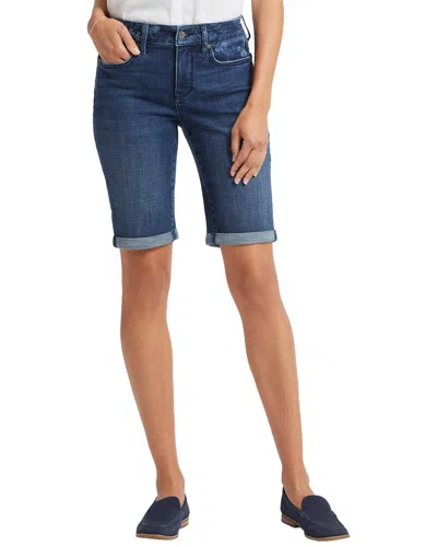 Nydj Women's 11" Briella Rolled Cuff Denim Shorts In Blue