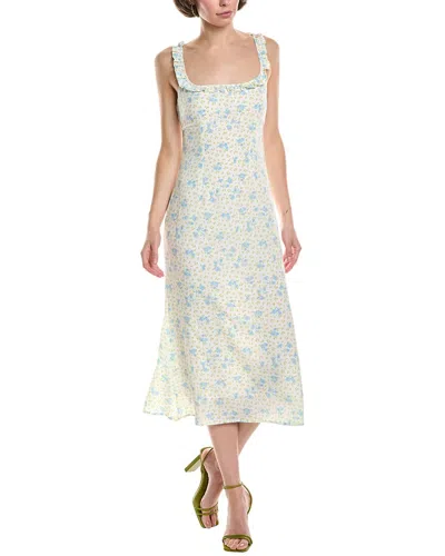 Marion Midi Dress In Blue