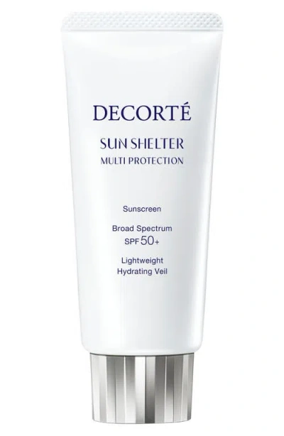 Decorté Sun Shelter Multi Protection Sunscreen Broad Spectrum Spf 50+ In Transparent