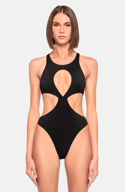 Ow Collection Billie Bodysuit In Black