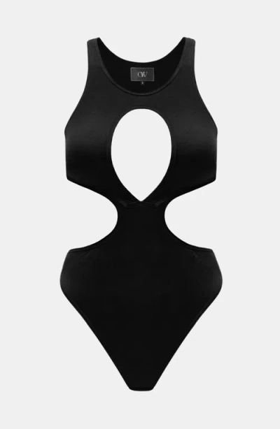 Ow Collection Billie Bodysuit In Black