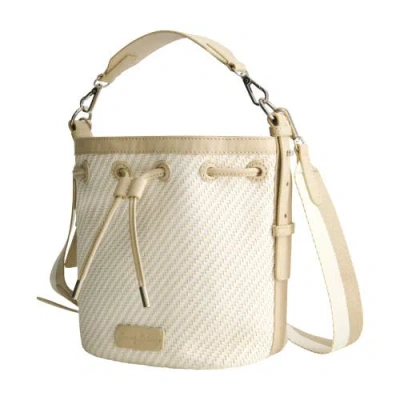 Tommy Bahama Soft Woven Drawstring Bucket Bag