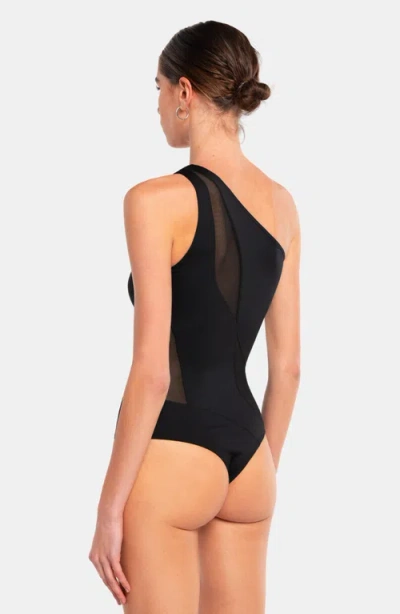 Ow Collection Curve Bodysuit In Black