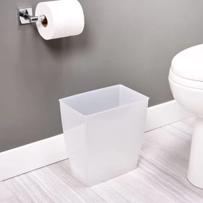 Mono Small Rectangular Bathroom Trash Cans