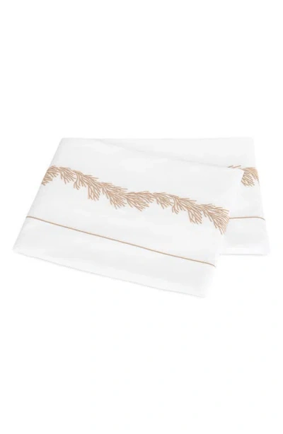 Matouk Atoll 520 Thread Count Cotton Percale Flat Sheet