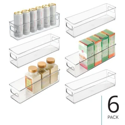 Basic Stackable Fridge Bin With Handles