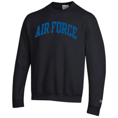 Champion Black Air Force Falcons Basic Arch Fleece Pullover Sweatshirt