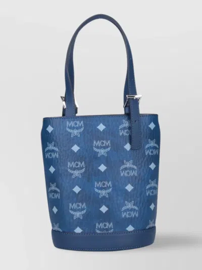 Mcm Handle Strap Shoulder Bag In Blue