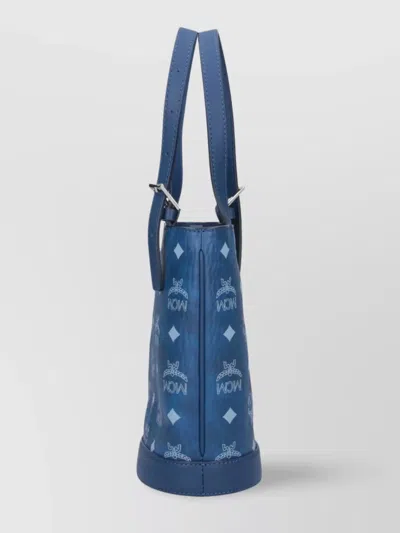Mcm Handle Strap Shoulder Bag In Blue