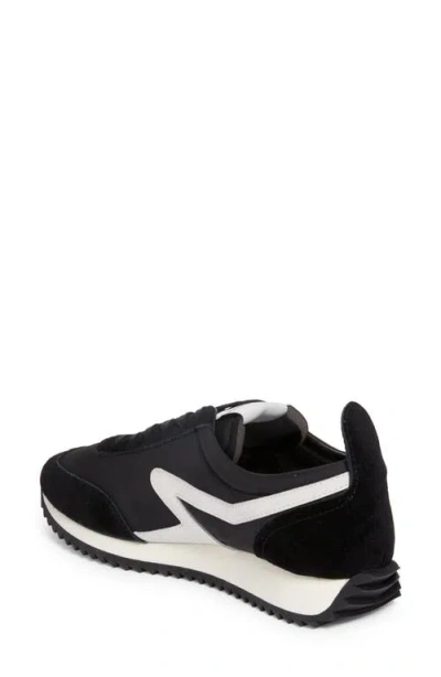 Rag & Bone Retro Runner Suede And Leather-trimmed Recycled Shell Sneakers