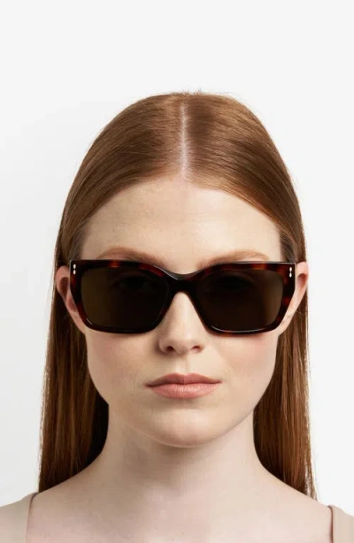 Isabel Marant 58mm Rectangular Sunglasses In Brown