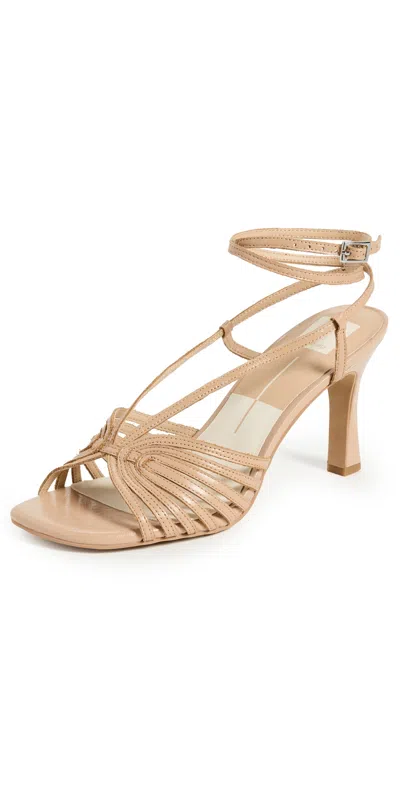 Dolce Vita Nivana Sandals Café Crinkle Patent