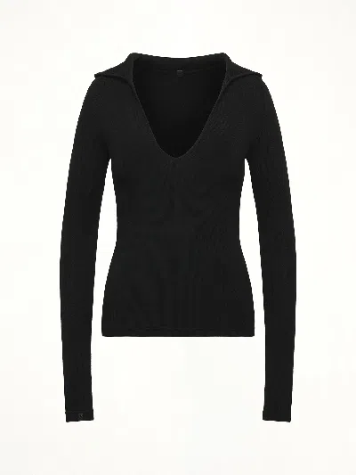 Fax Copy Express Black V-neck Hoodie