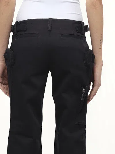 Fax Copy Express Women's Flared Cargos In Black