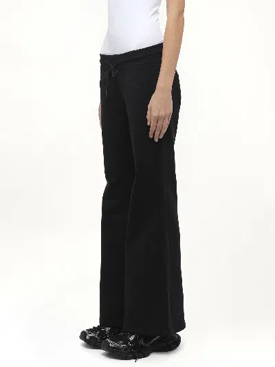 Fax Copy Express Women's Casual Flared Sweatpants In Black