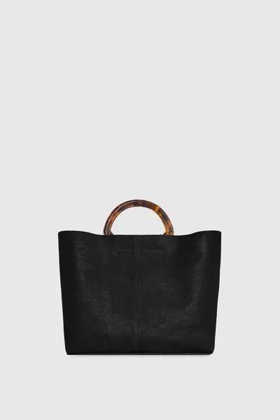 Rebecca Minkoff Square Tote With Resin Handle Bag