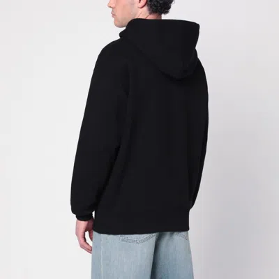 Valentino Jersey Felpa Le Chat De La Maison In Black