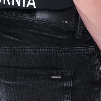 Amiri Vintage Distressed Jeans Belt Loops In Black