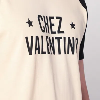 Valentino Men's T-shirt Chez In Neutral