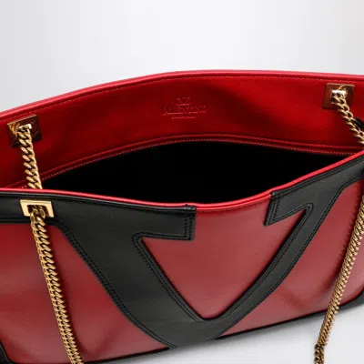 Valentino Medium Viva Superstar Bag Red/black In Red